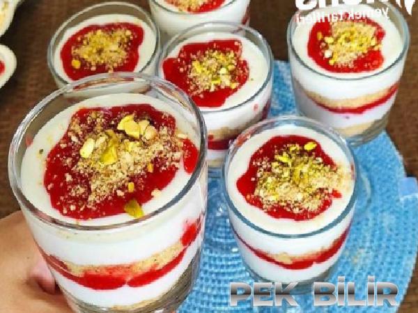 Cheesecake Tadında Çilek Soslu Magnolia (Videolu) 7 cheesecake tadinda cilek soslu magnolia videolu 5 2H79ARRB