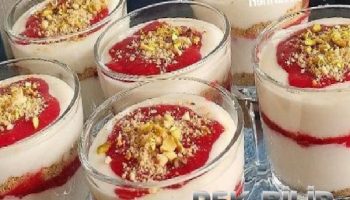 Cheesecake Tadında Çilek Soslu Magnolia (Videolu) 1 cheesecake tadinda cilek soslu magnolia videolu CY3alxcz